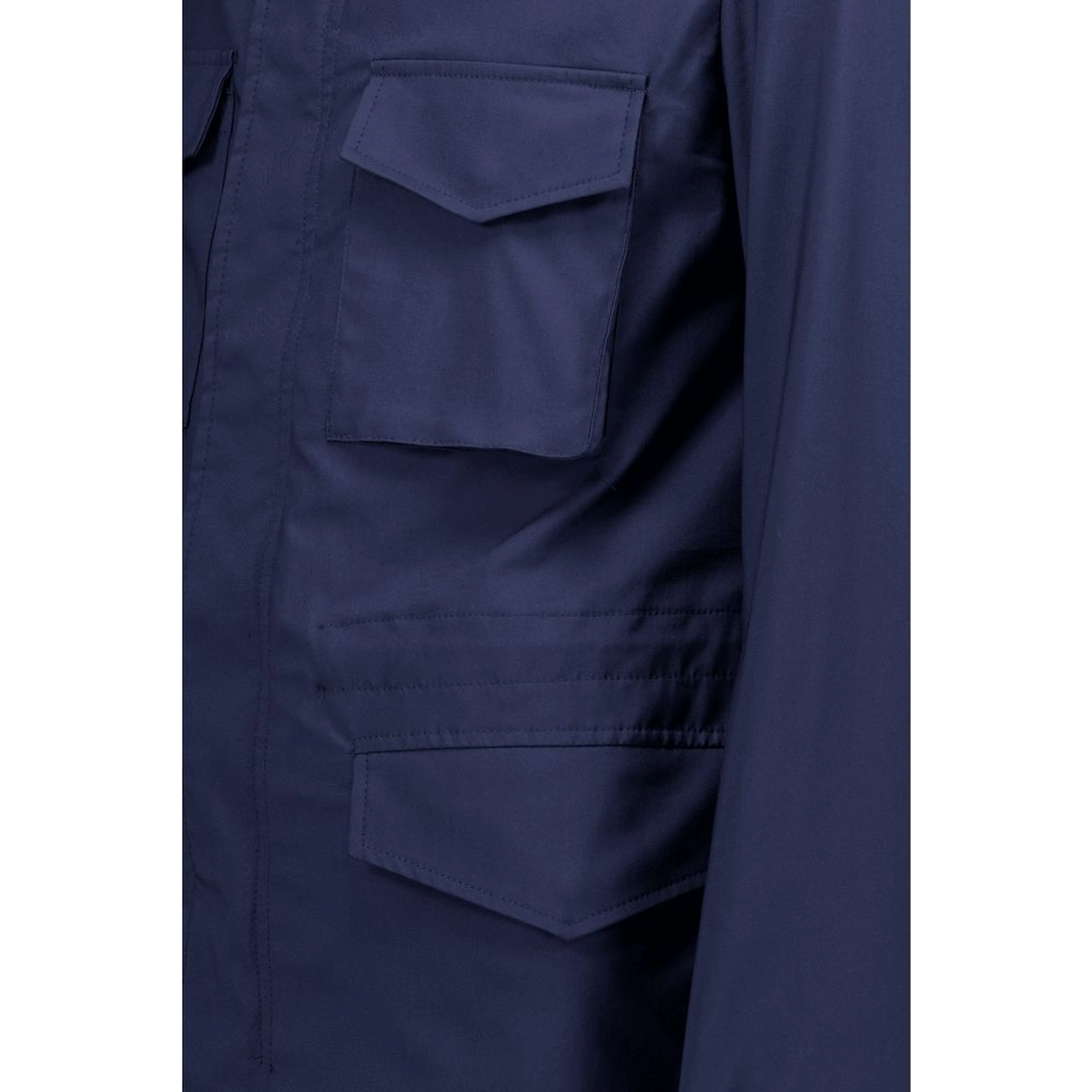 Navy Blue Cotton Jacket