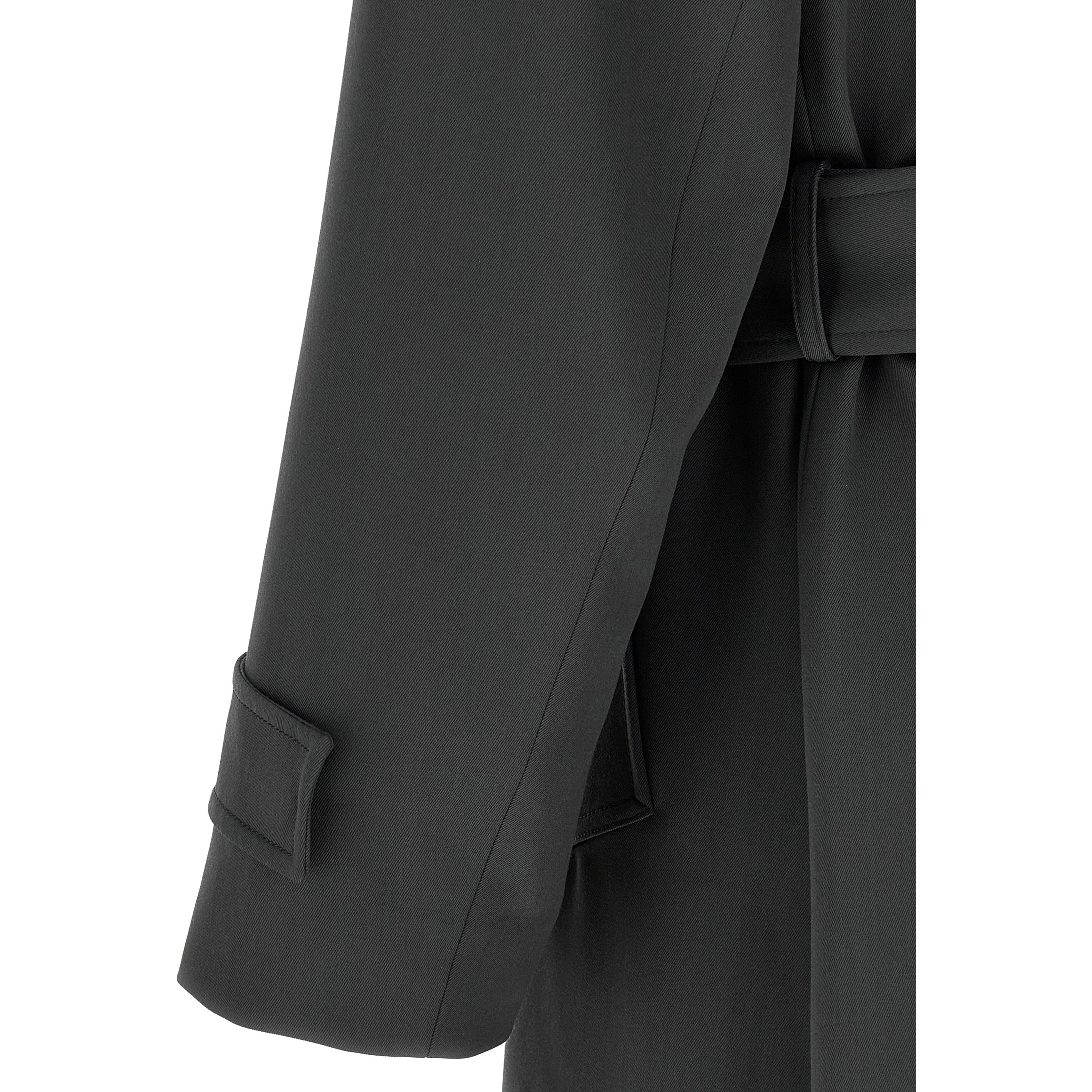 Gray Virgin Wool Coat