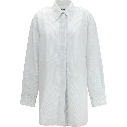 White Modal Pattern Shirt