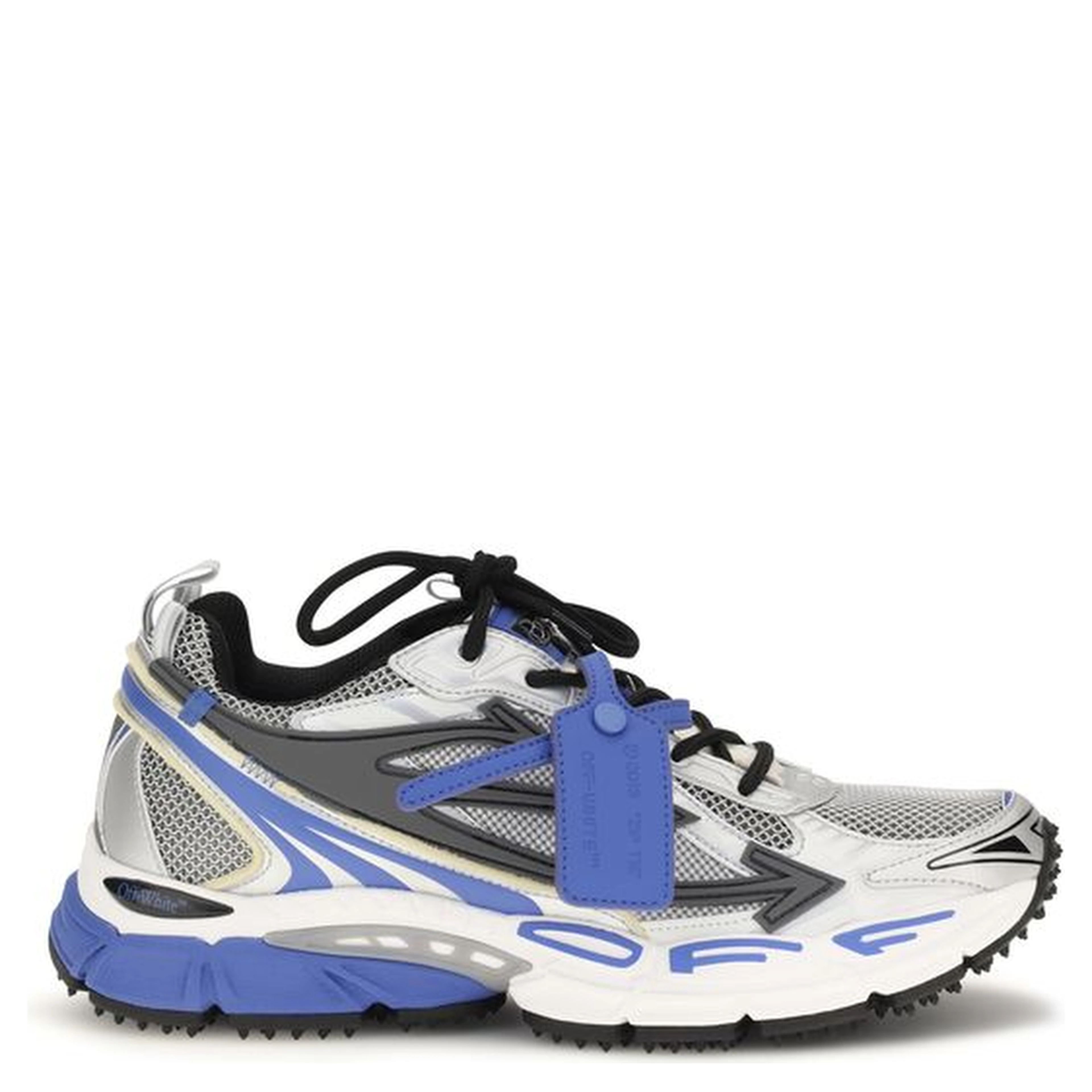 Gray Polyethylene Athletic Sneakers
