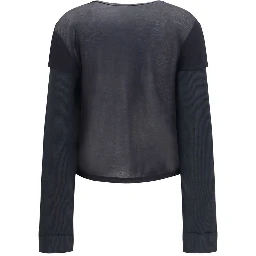 Black Cotton Cardigan