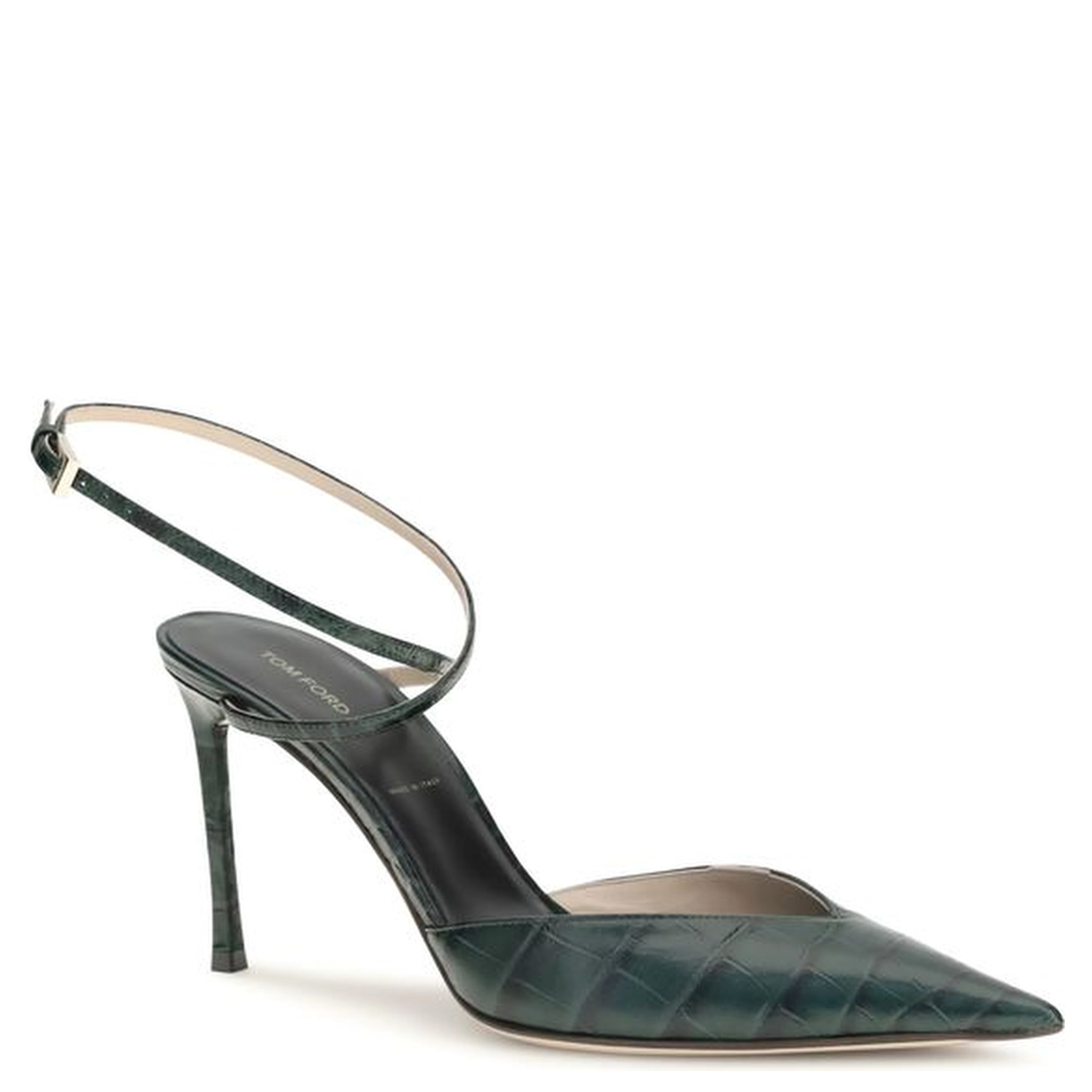 Bicolor Calf Leather Bos Taurus High Heel Pumps