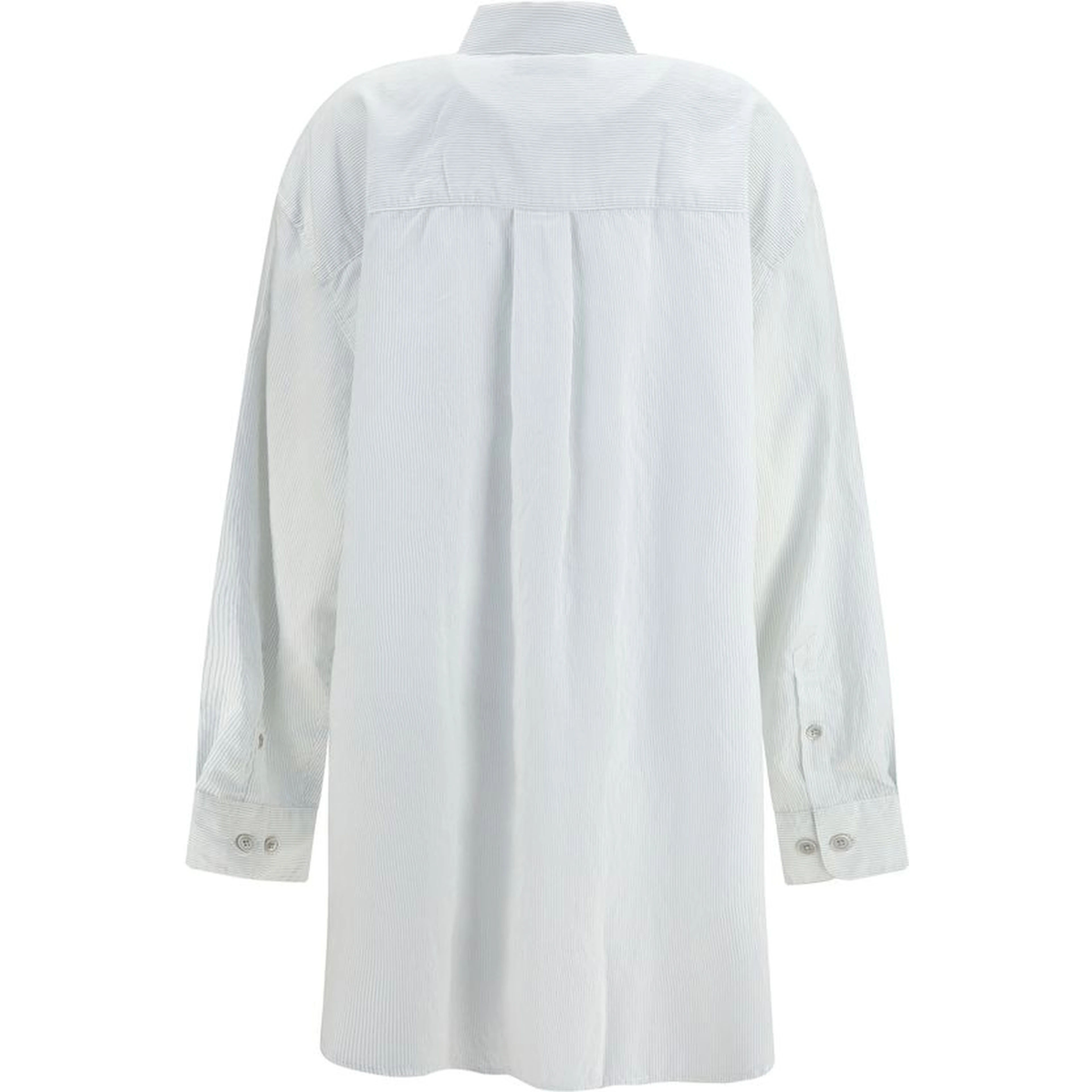 White Modal Pattern Shirt