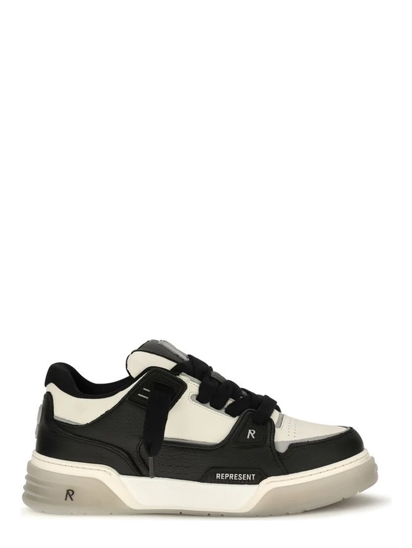 Multicolor Calf Leather Bos Taurus Chunky Sneakers