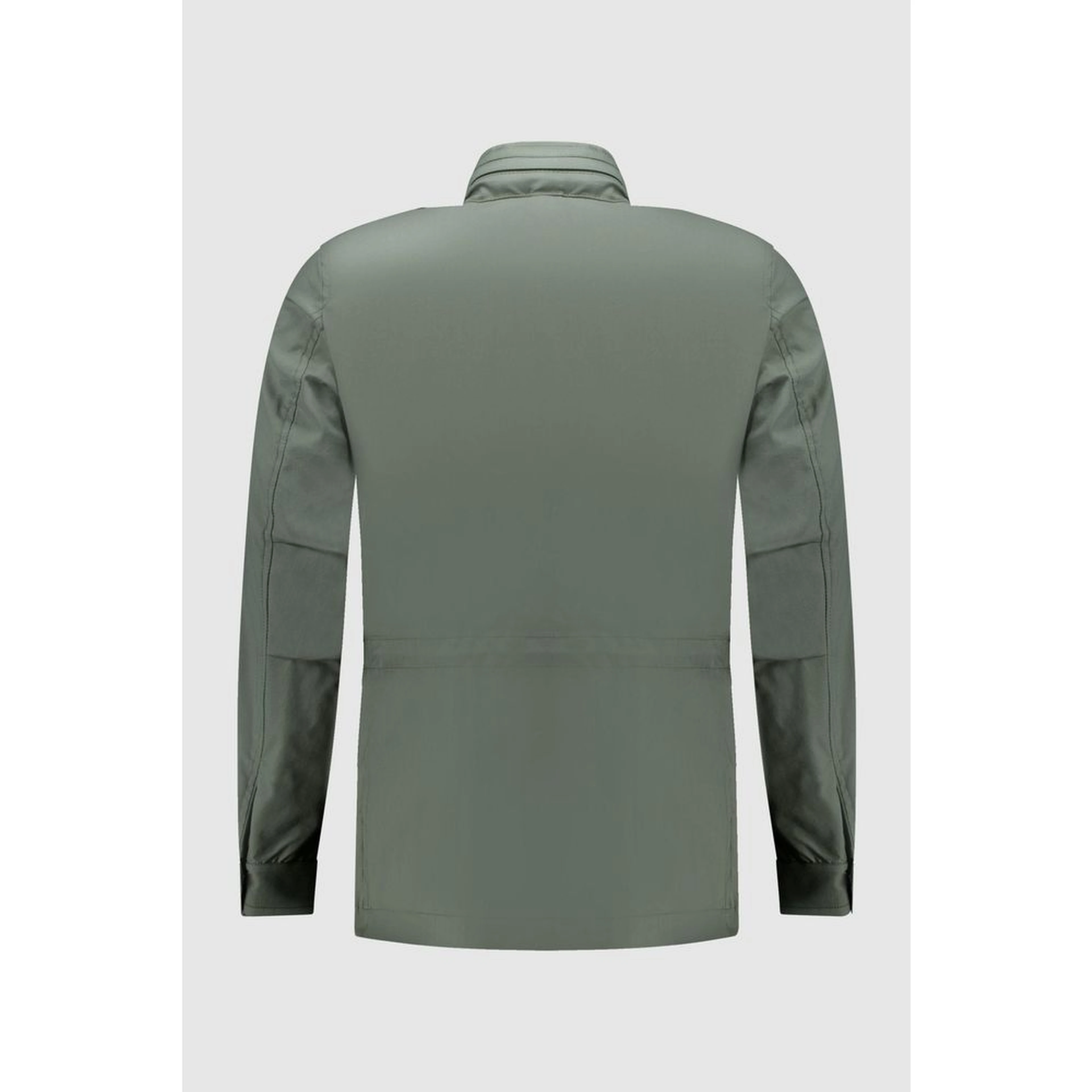 Green Cotton Full-Length Jacket