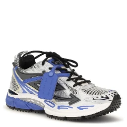 Gray Polyethylene Athletic Sneakers