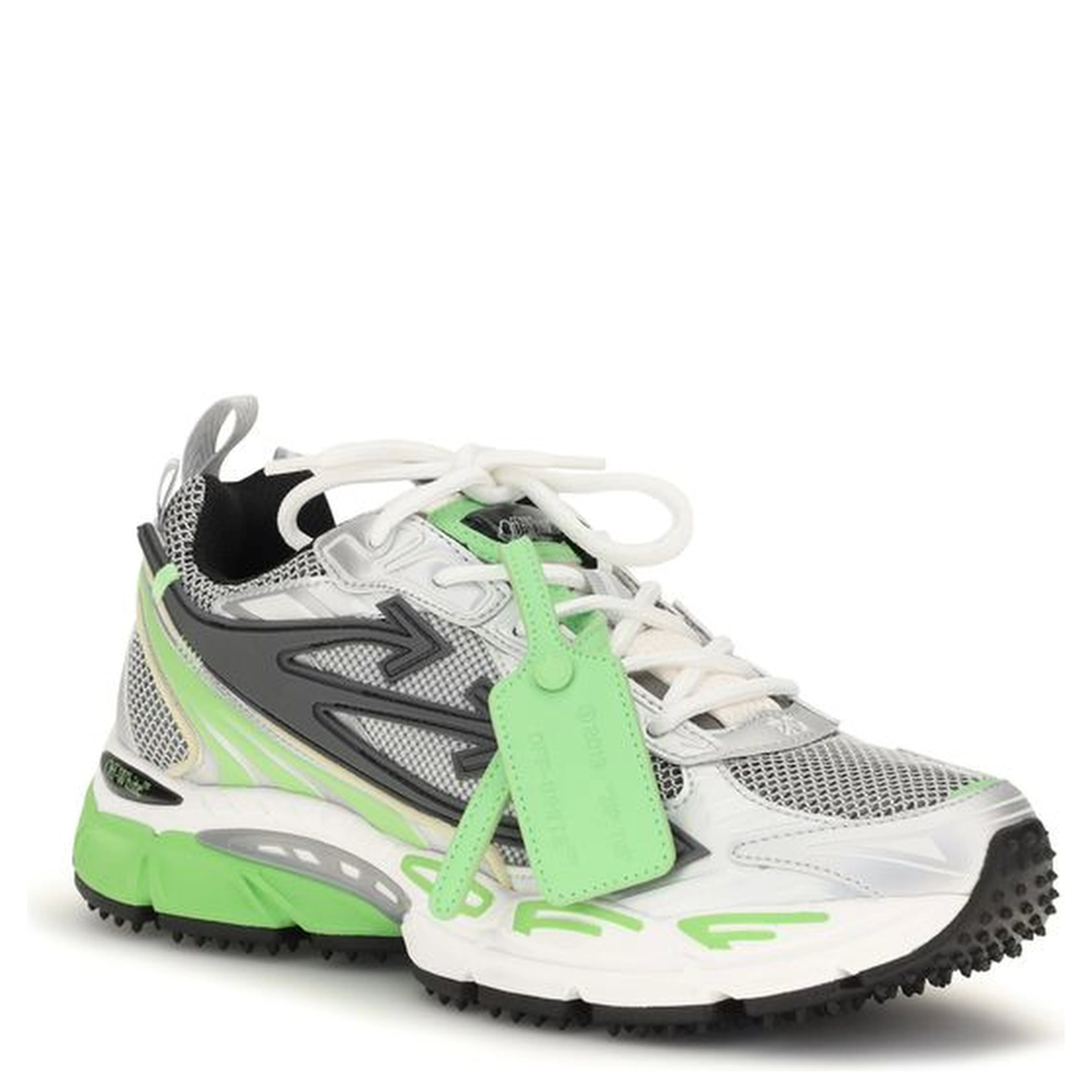 Bicolor Polyethylene Athletic Sneakers