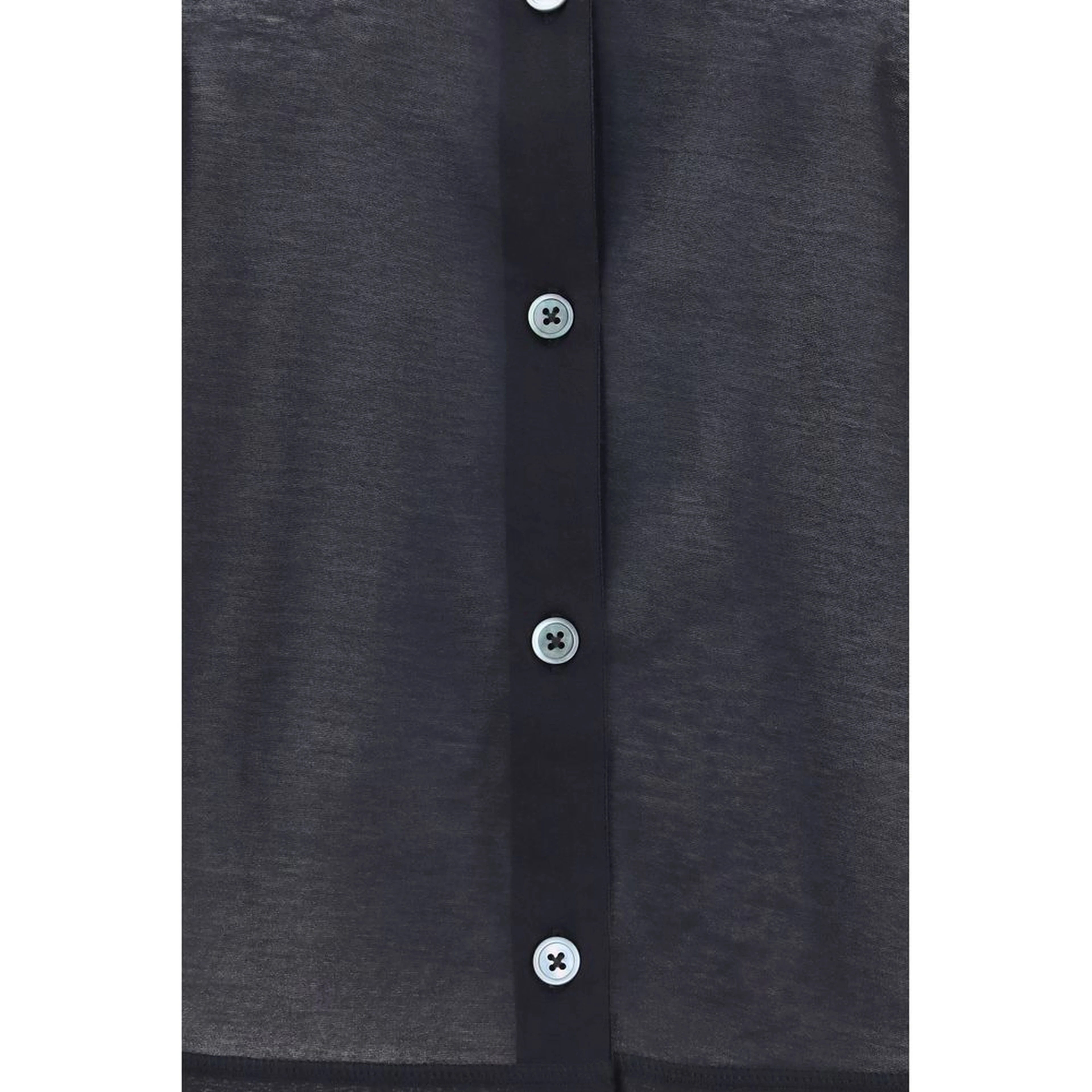 Black Cotton Cardigan