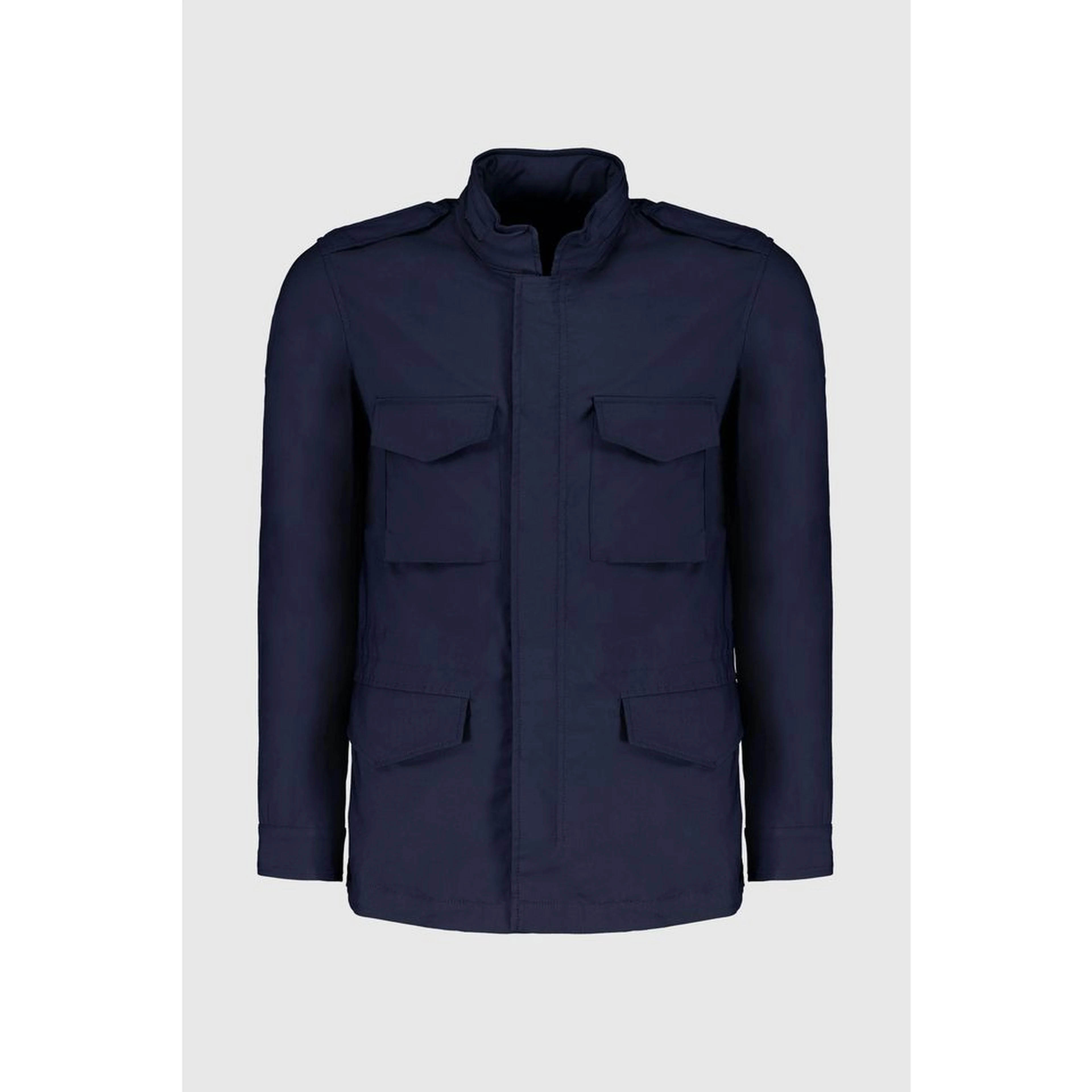 Navy Blue Cotton Jacket