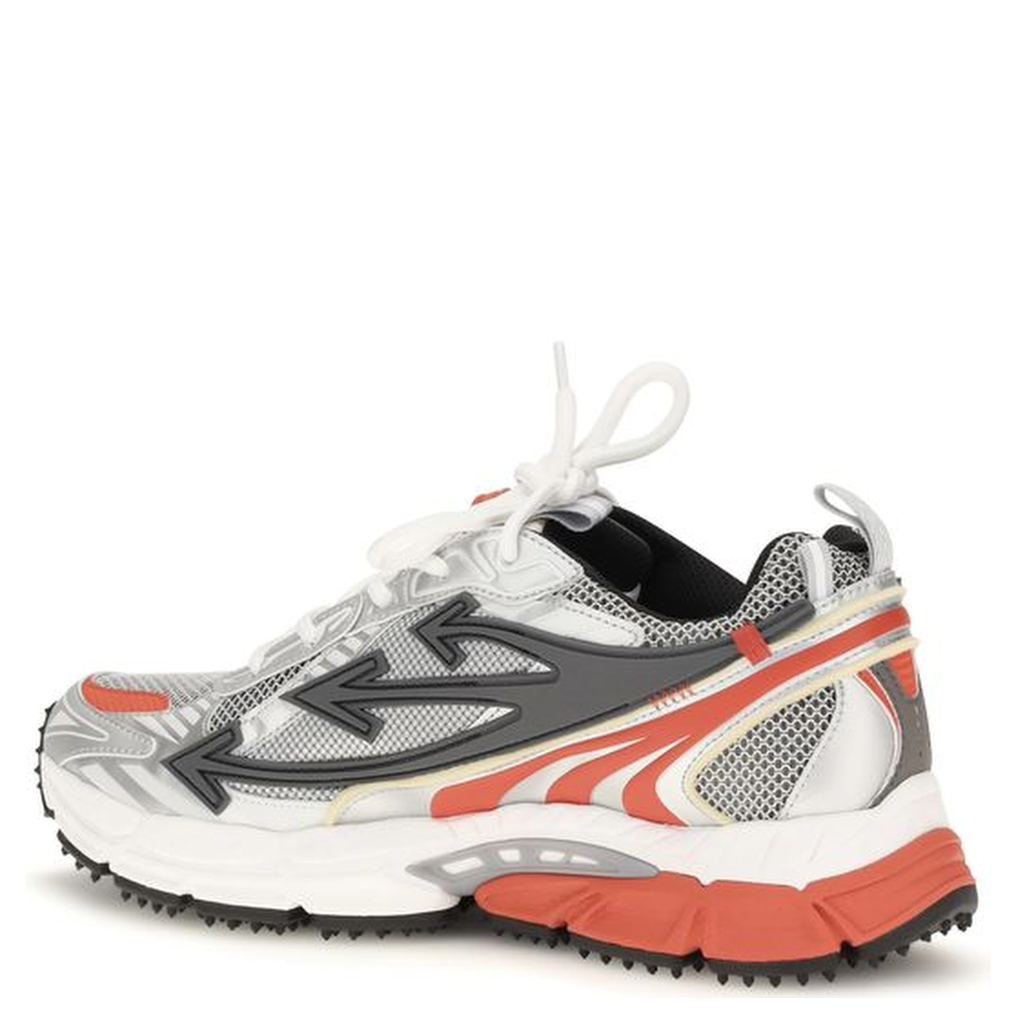 Red Polyethylene Athletic Sneakers