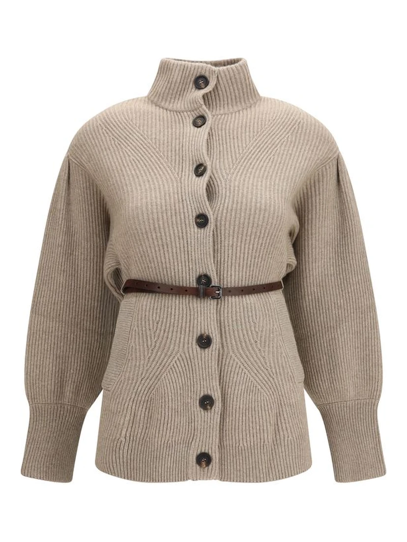 Beige Wool Oves Aries Cardigan