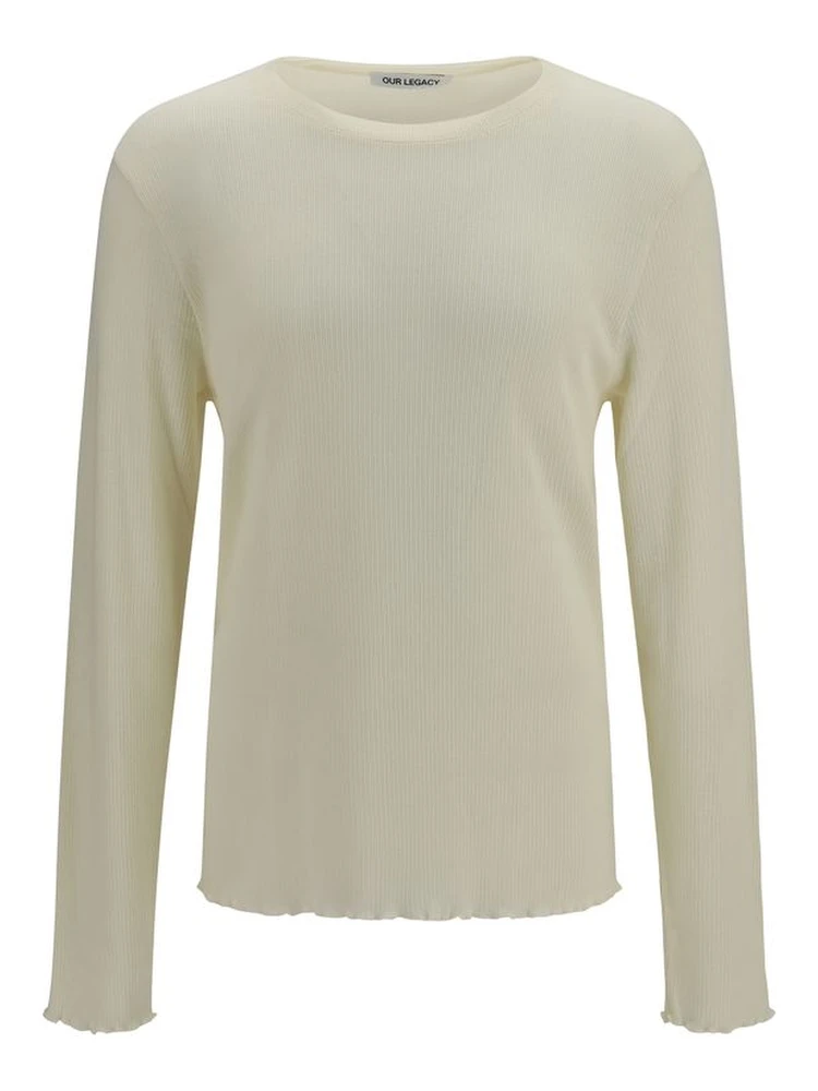 Beige Cotton Sweatshirt