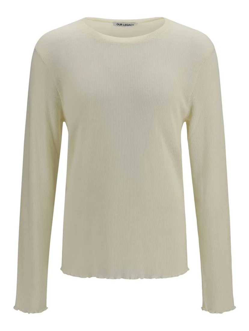 Beige Cotton Sweatshirt