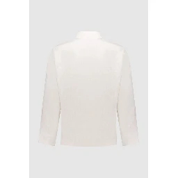 Beige Linen Full-Length Jacket
