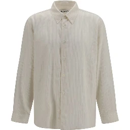 Beige Lyocell Pattern Shirt