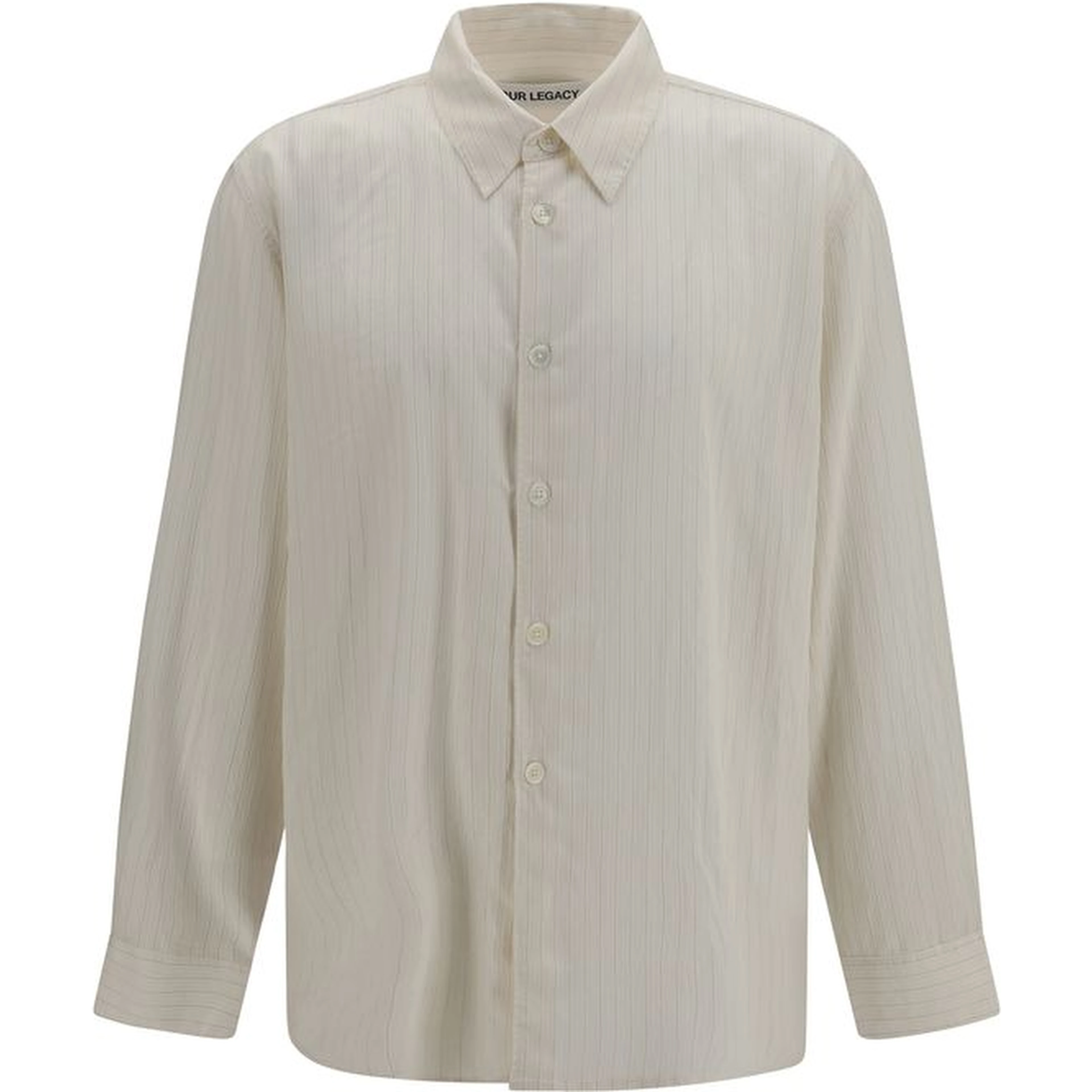 Beige Lyocell Pattern Shirt
