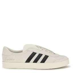 White Calf Leather Bos Taurus Sneakers