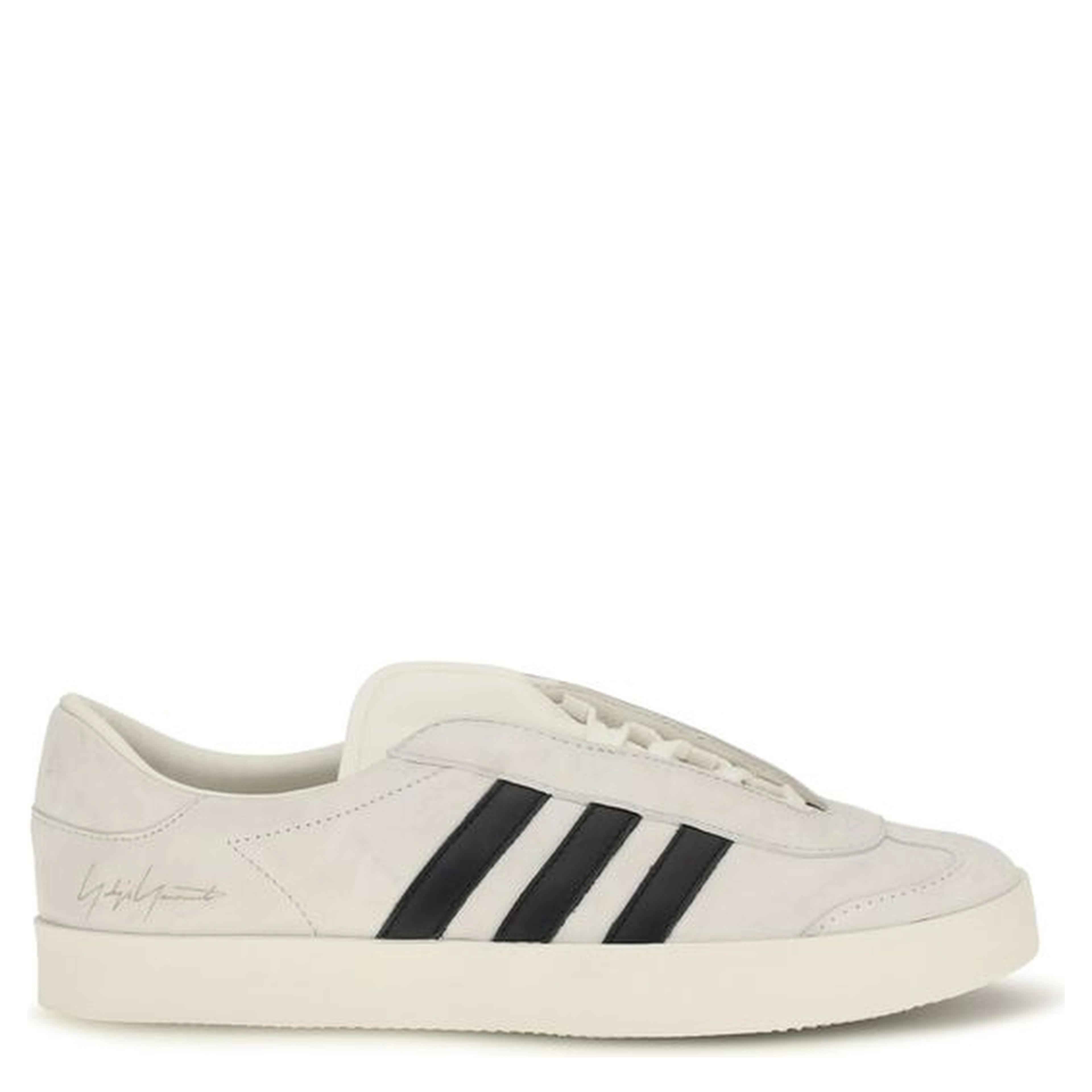 White Calf Leather Bos Taurus Sneakers