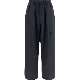 Black Polyester Joggers (Workout Pants)