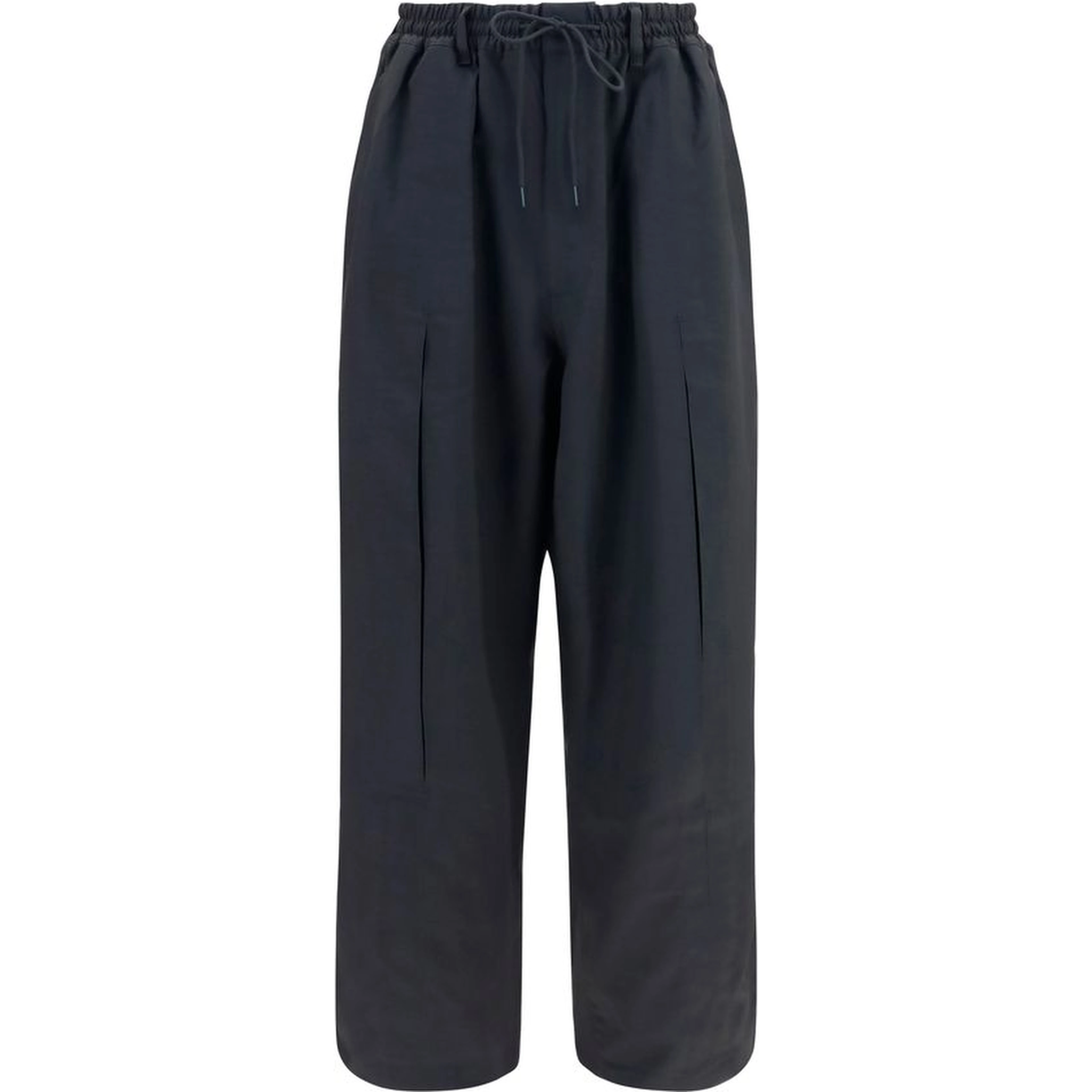 Black Polyester Joggers (Workout Pants)