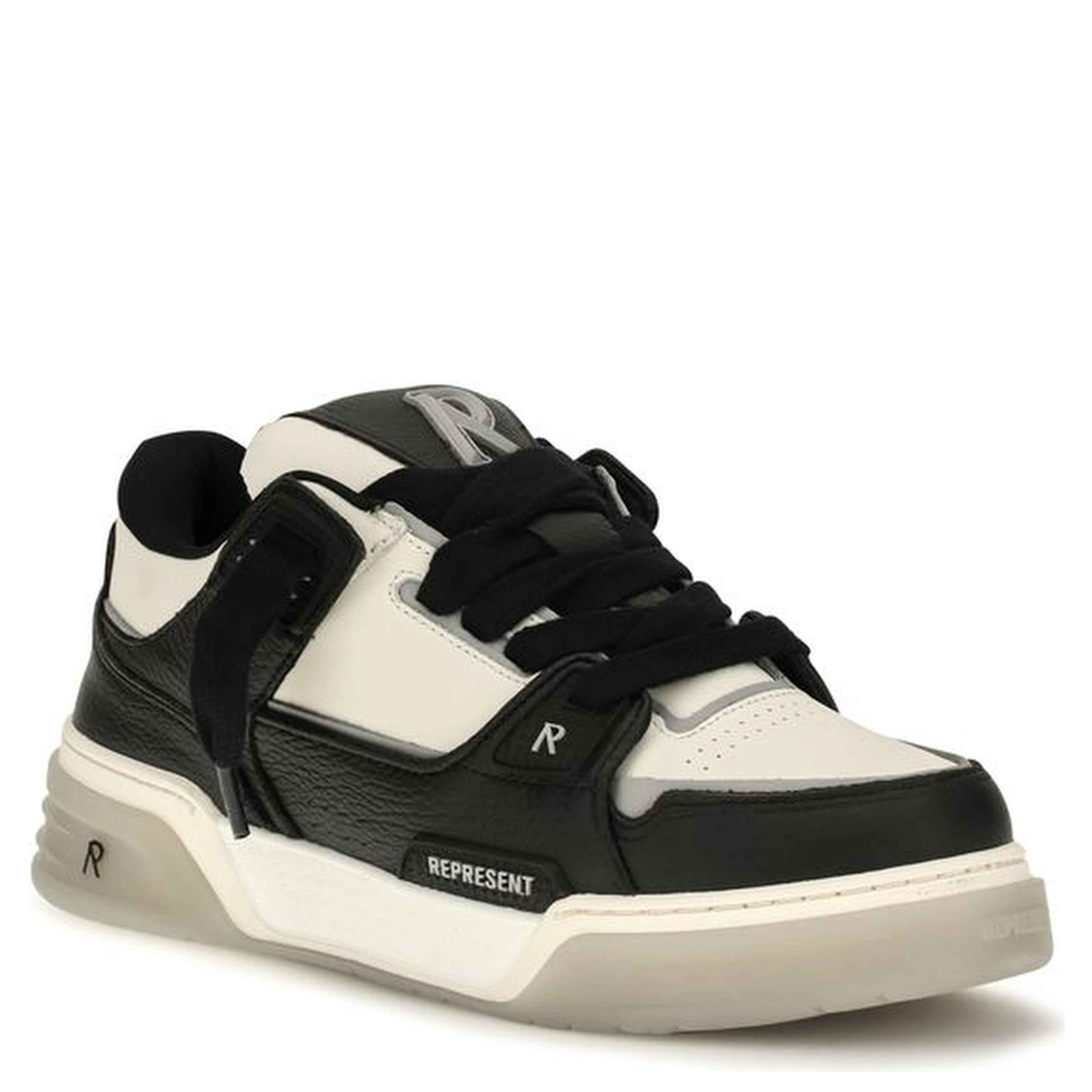 Multicolor Calf Leather Bos Taurus Chunky Sneakers