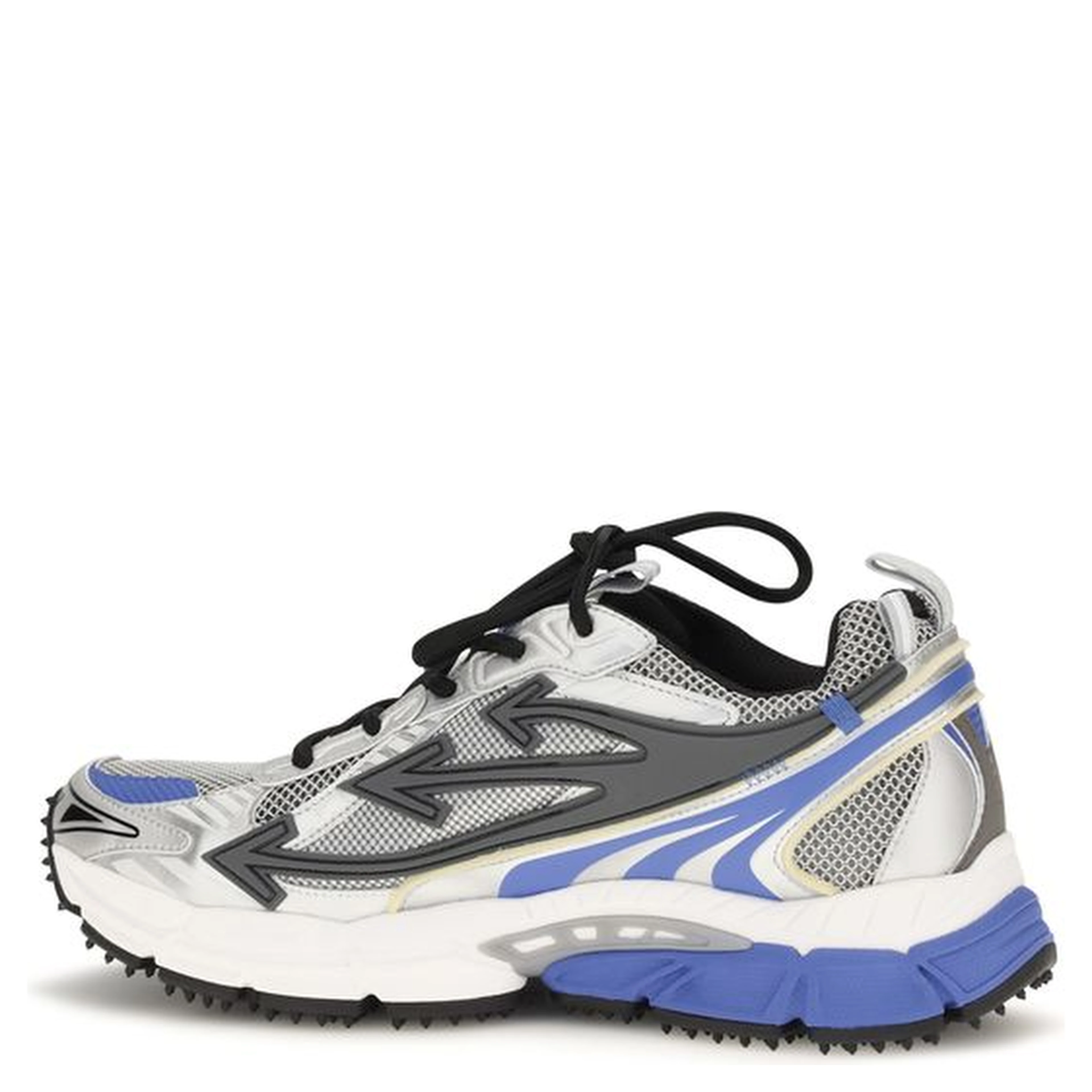 Gray Polyethylene Athletic Sneakers