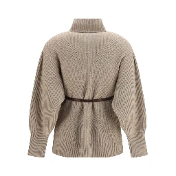 Beige Wool Oves Aries Cardigan