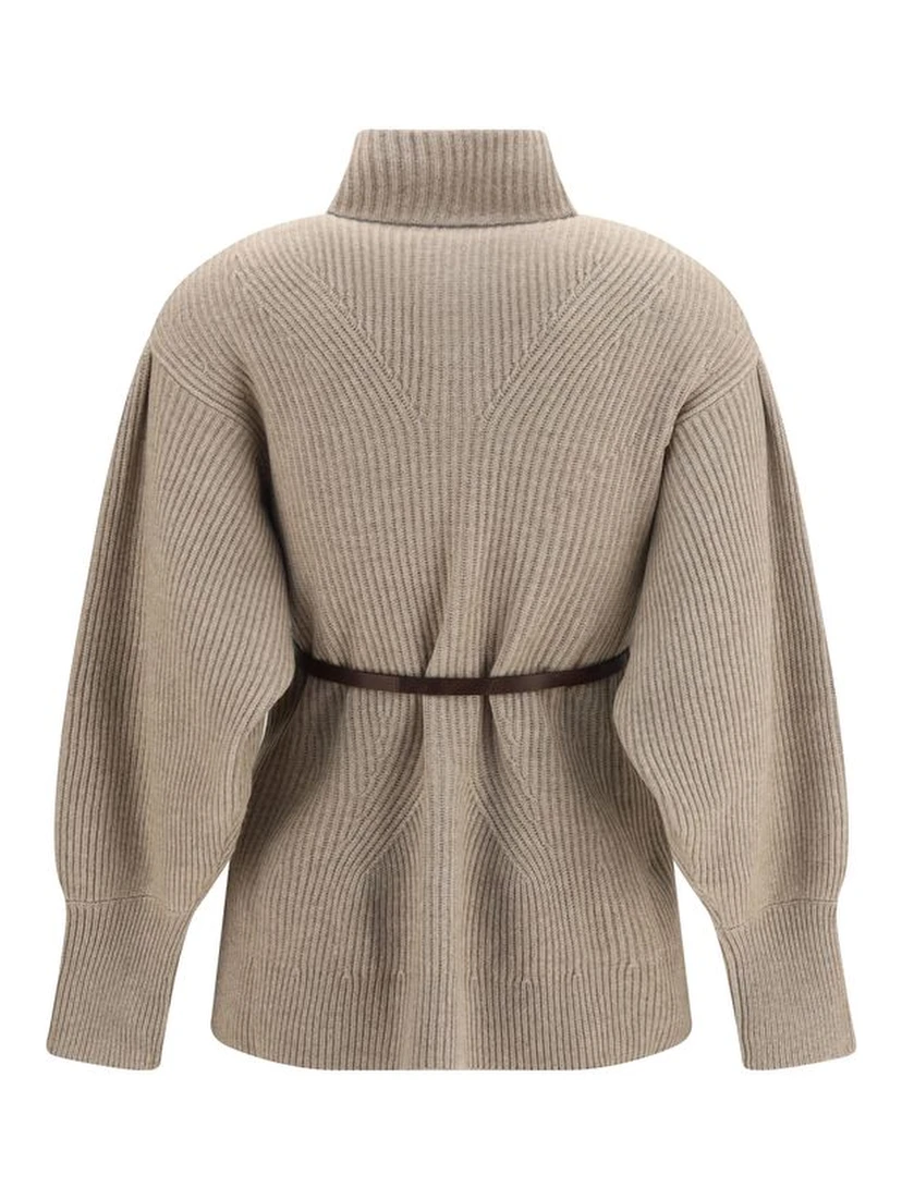 Beige Wool Oves Aries Cardigan