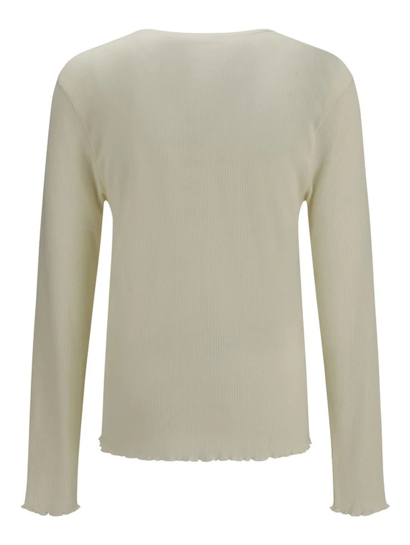 Beige Cotton Sweatshirt