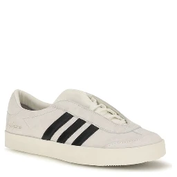 White Calf Leather Bos Taurus Sneakers