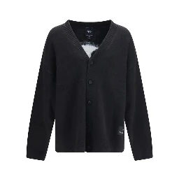 Black Polyamide Cardigan