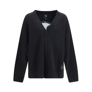 Black Polyamide Cardigan
