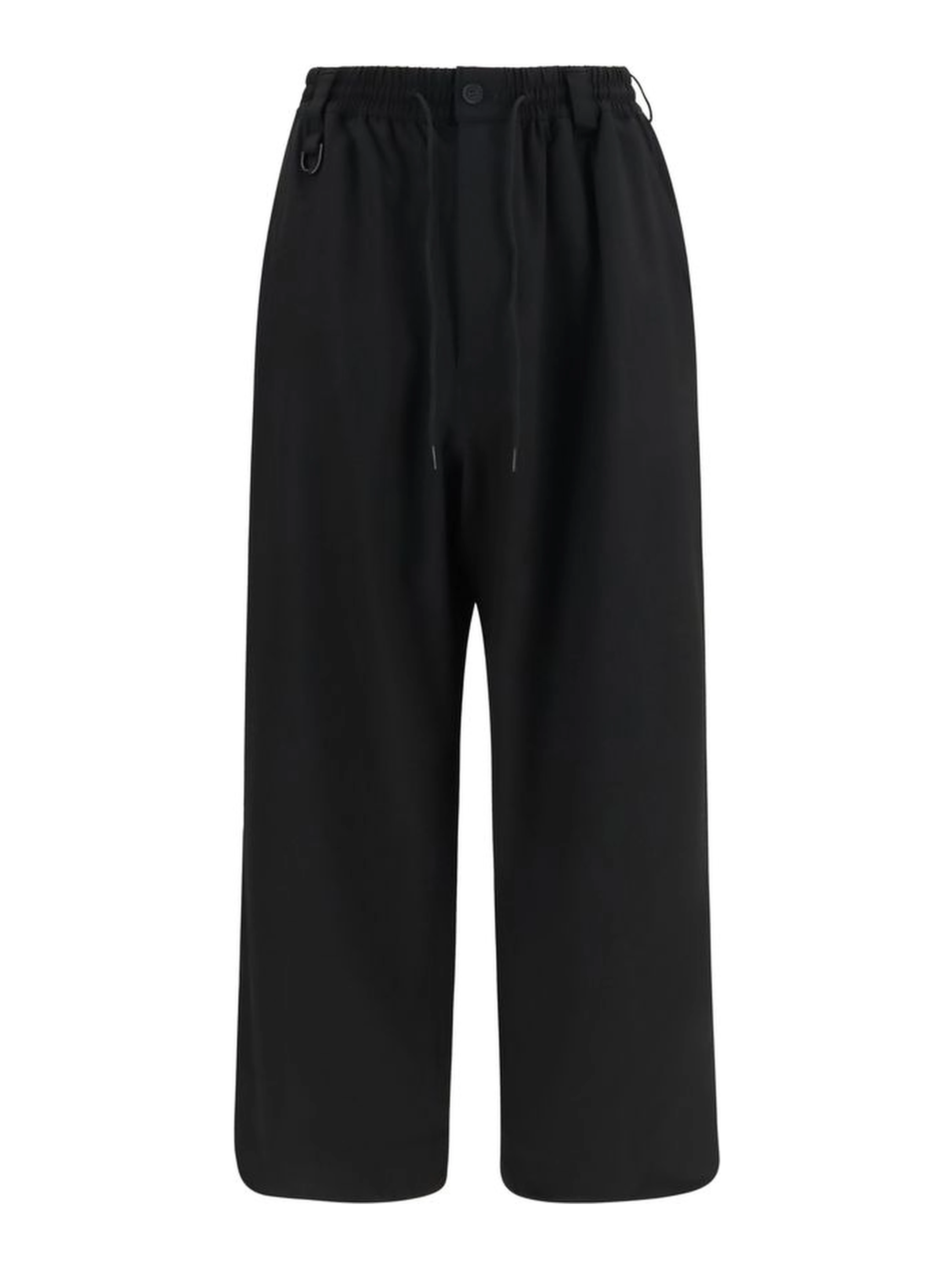 Black Wool Oves Aries Casual Pants