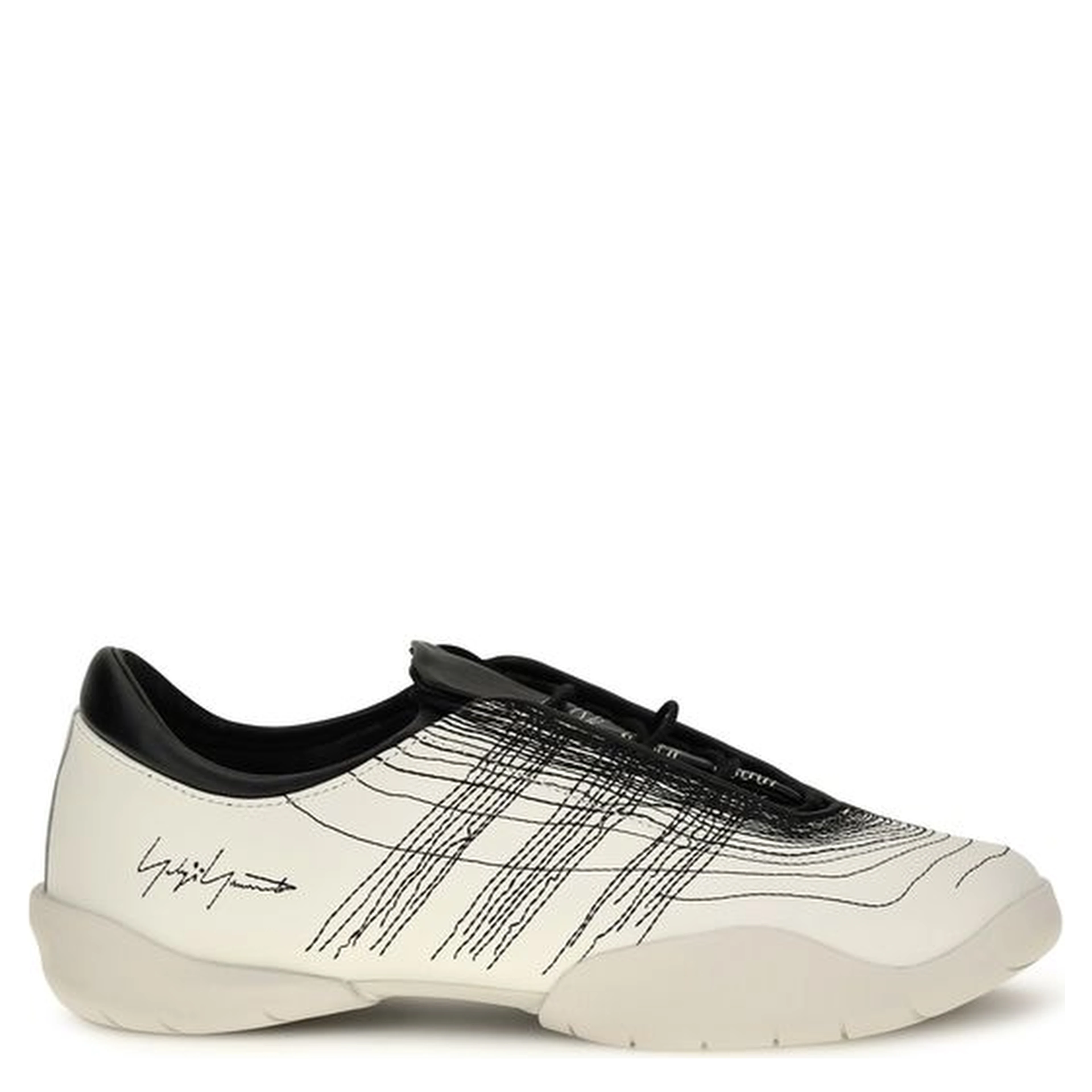 Beige Calf Leather Bos Taurus Sneakers