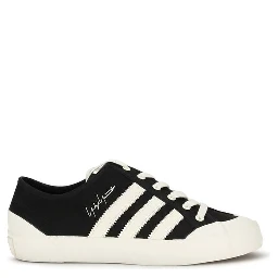 Black Fabric Low Top Sneakers