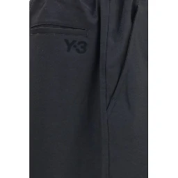 Black Polyester Joggers (Workout Pants)