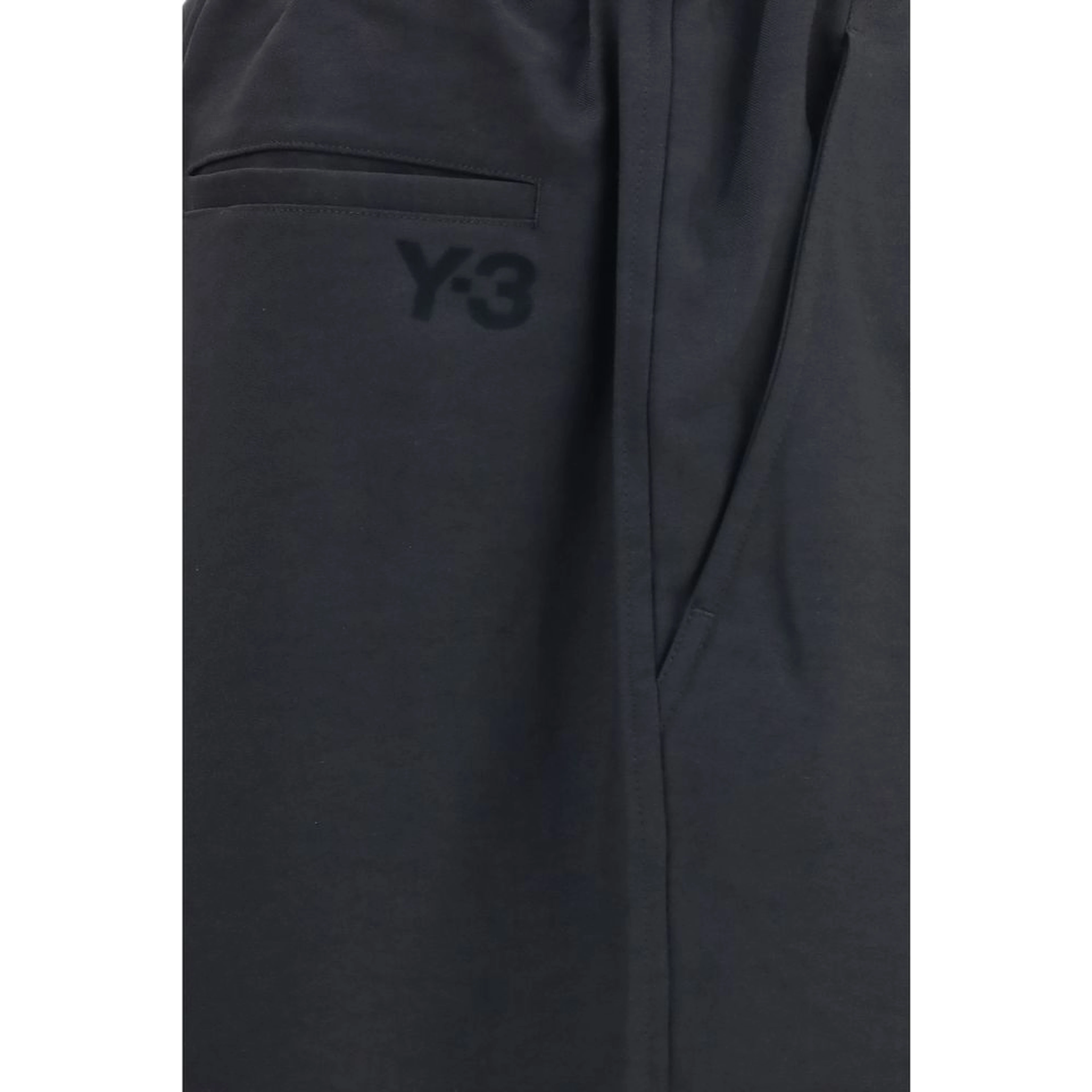 Black Polyester Joggers (Workout Pants)