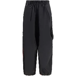 Black Polyamide Cargo Pants