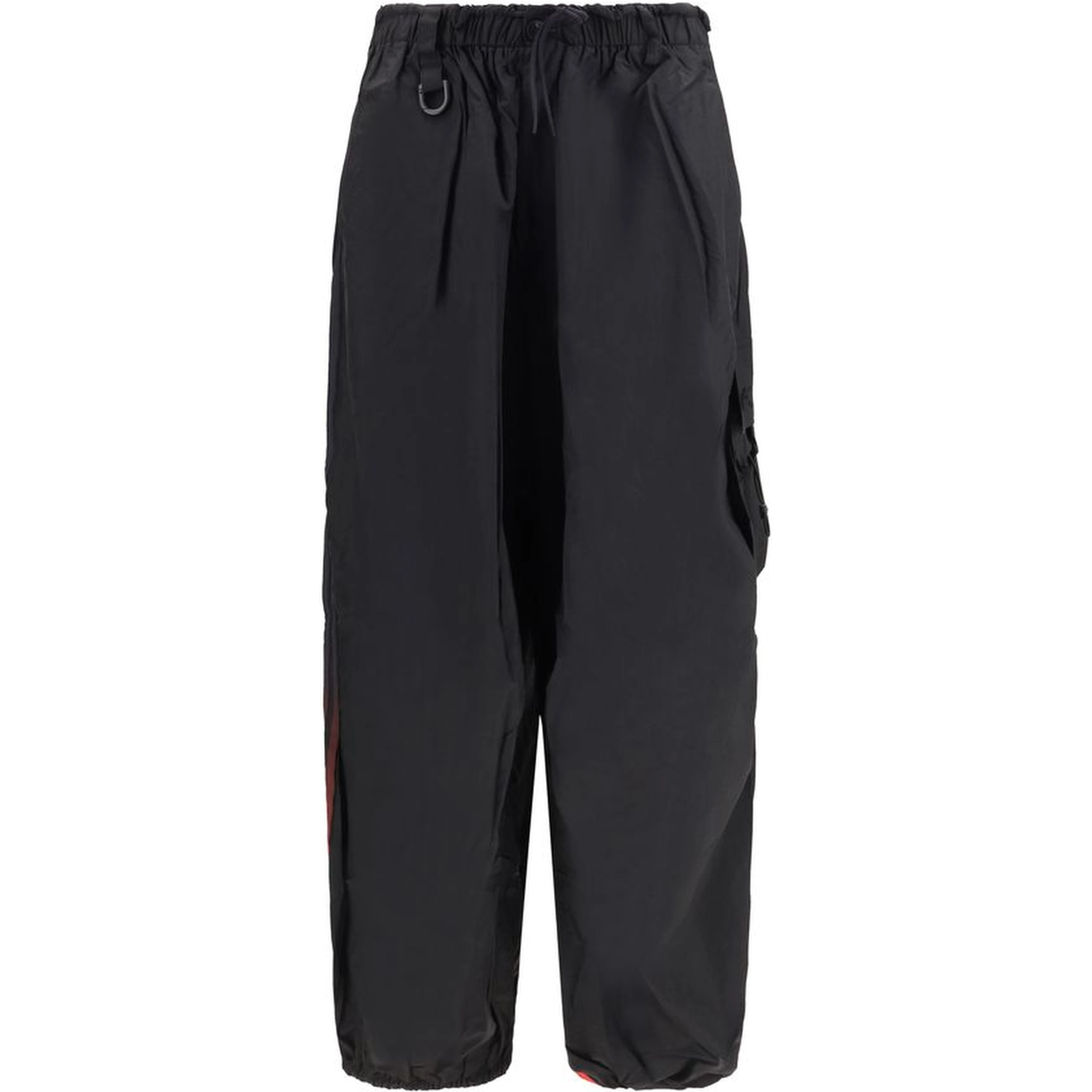 Black Polyamide Cargo Pants