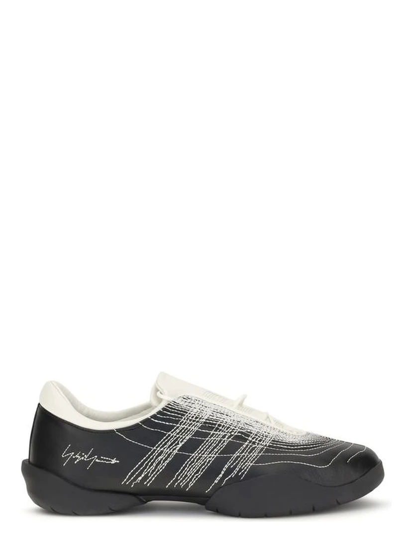 Black Rubber Athletic Sneakers