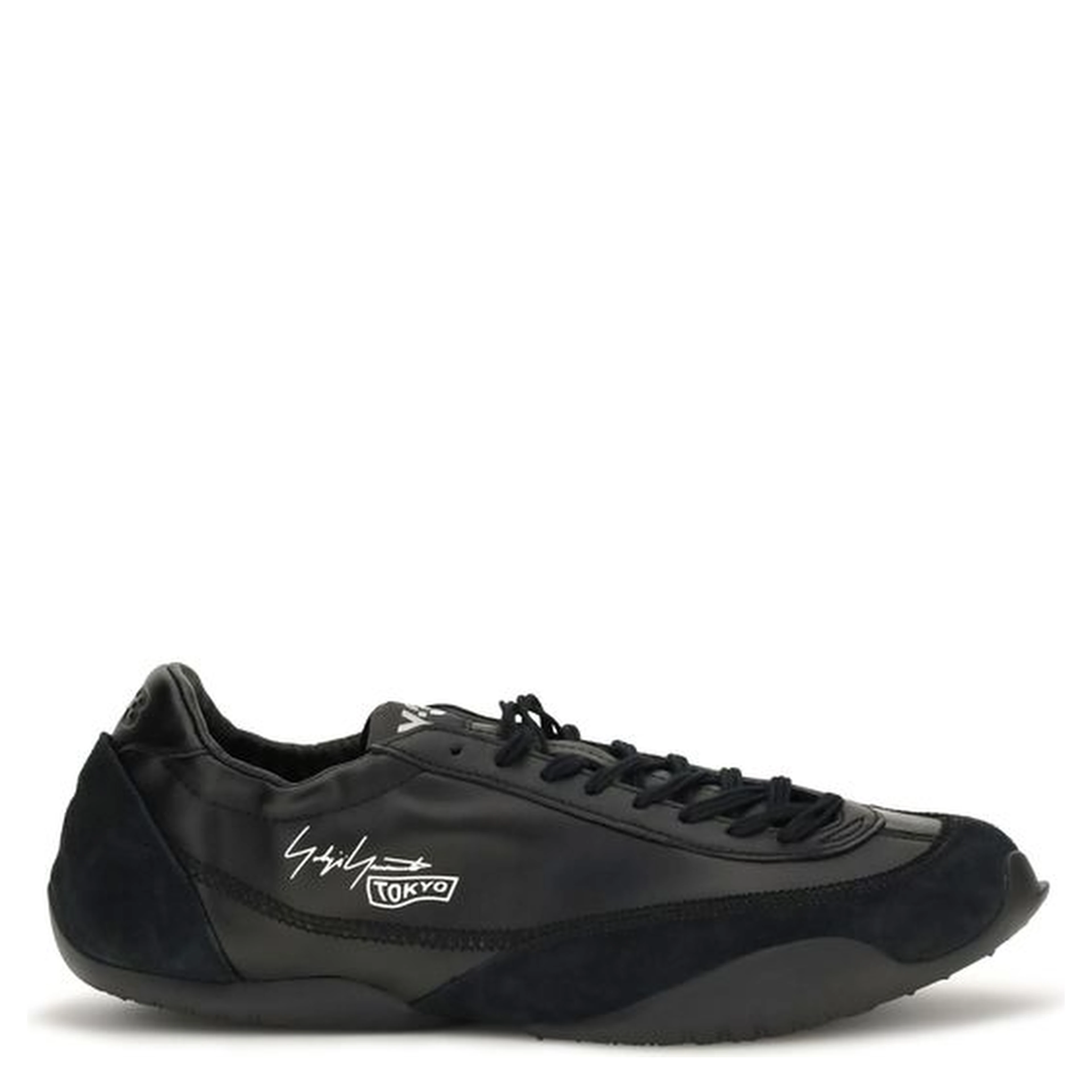 Black Calf Leather Bos Taurus Athletic Sneakers