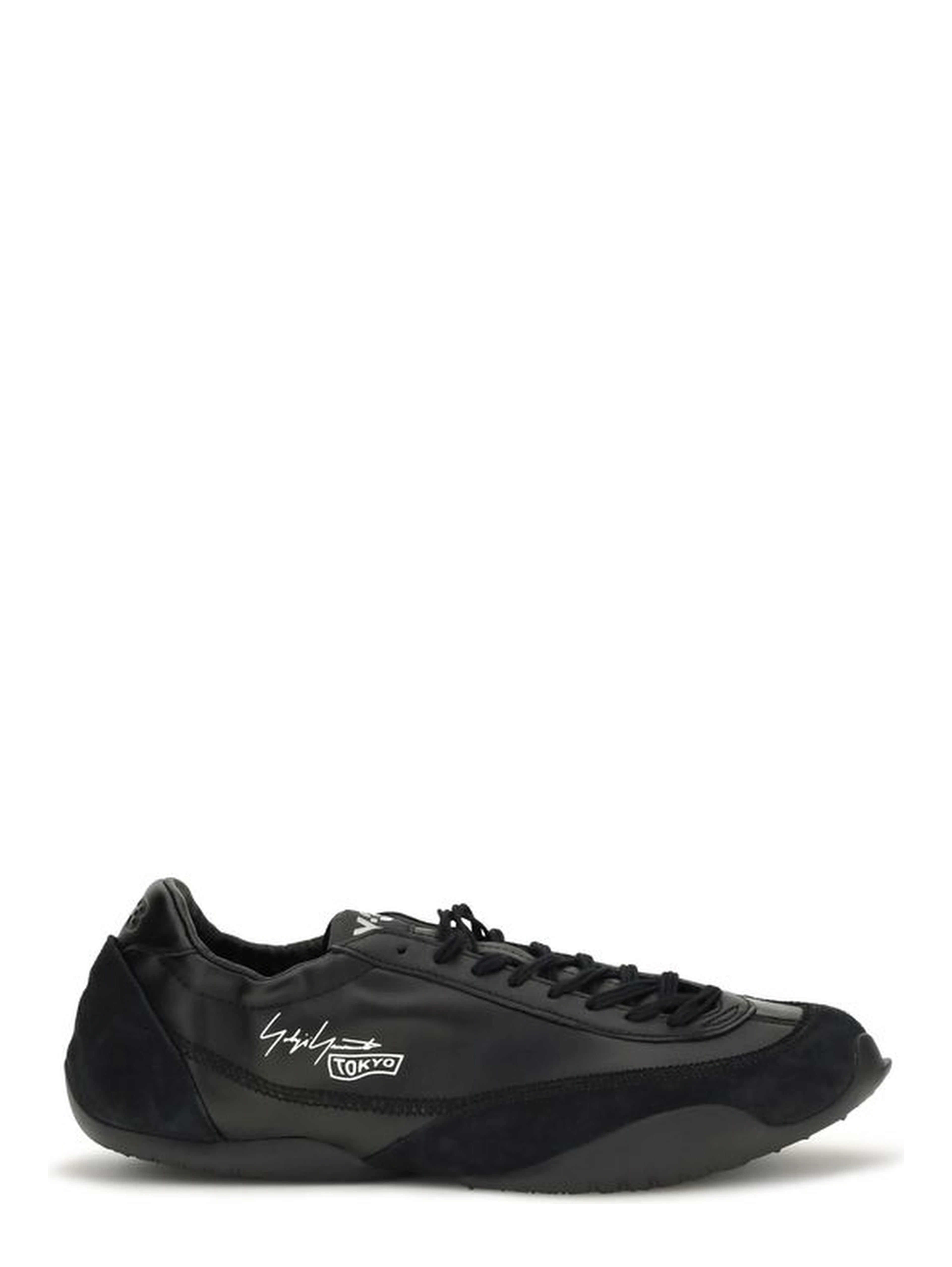 Black Calf Leather Bos Taurus Athletic Sneakers