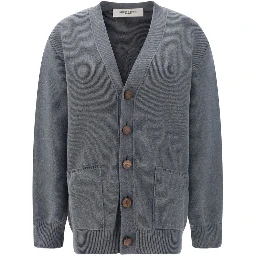 Gray Cotton Cardigan