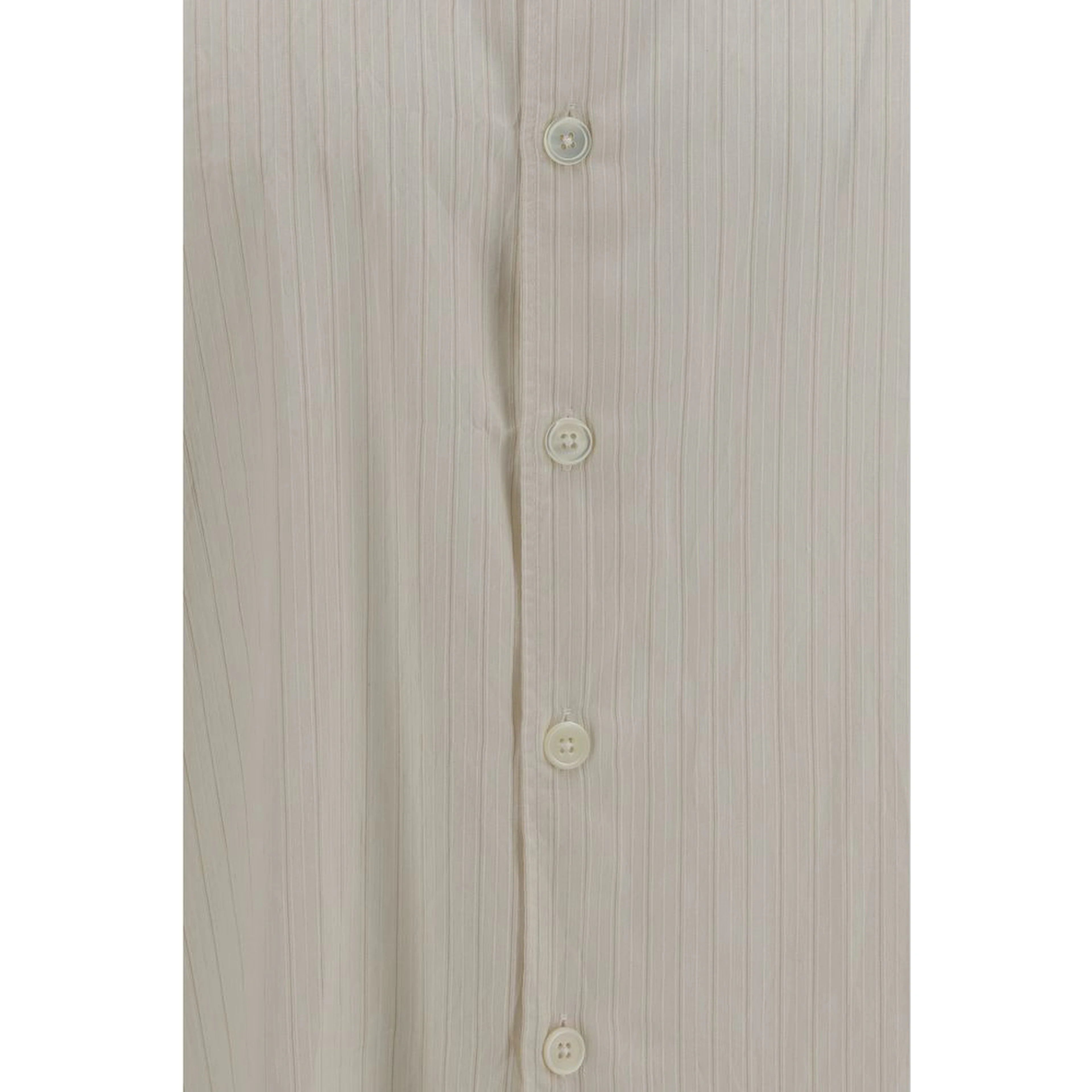 Beige Lyocell Pattern Shirt