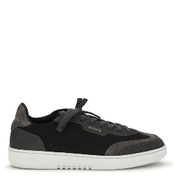 Black Nubuc Leather Athletic Sneakers