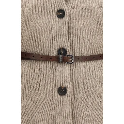 Beige Wool Oves Aries Cardigan