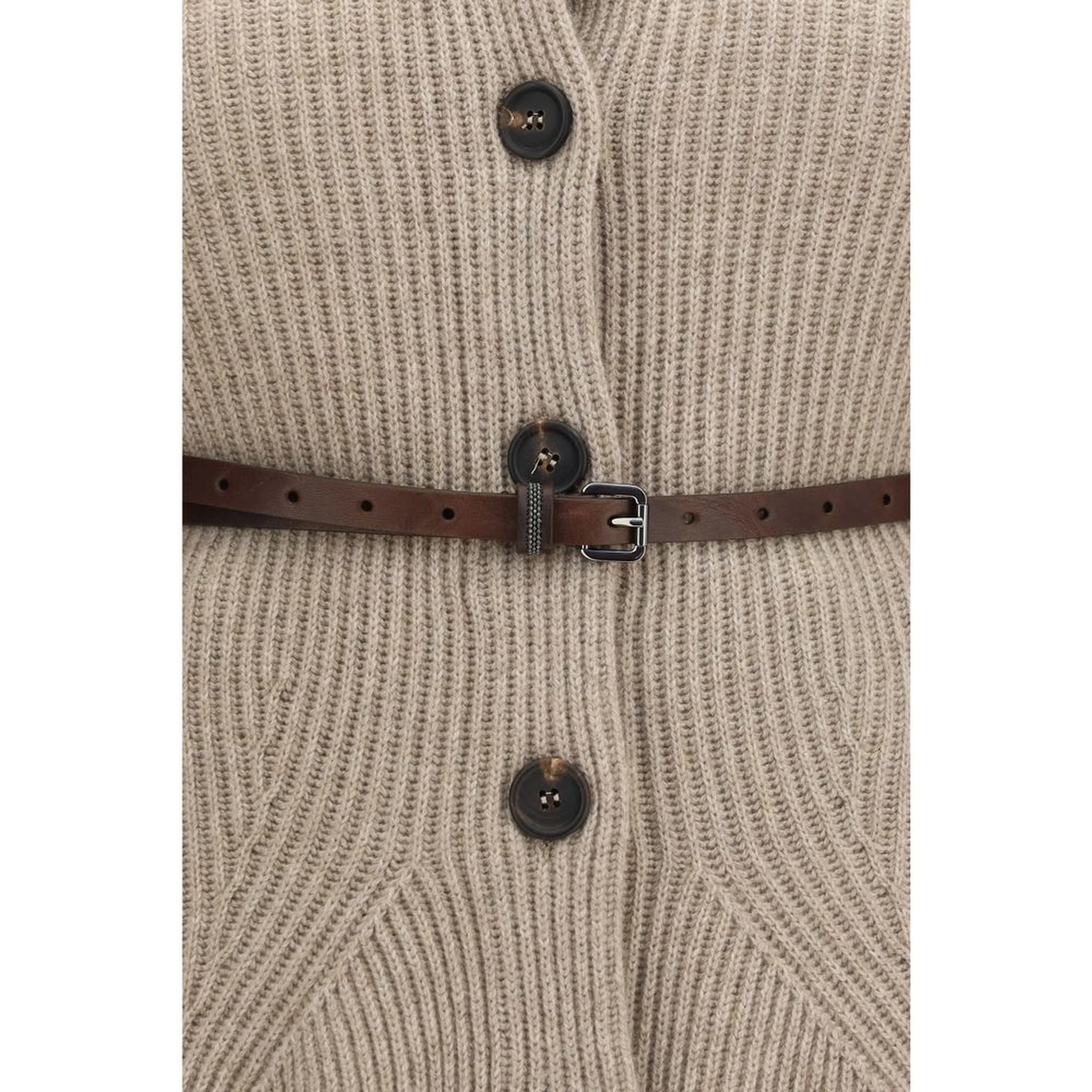 Beige Wool Oves Aries Cardigan