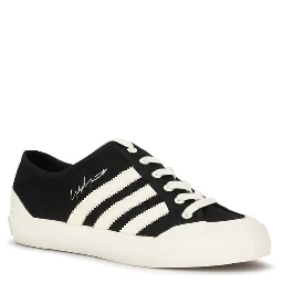 Black Fabric Low Top Sneakers