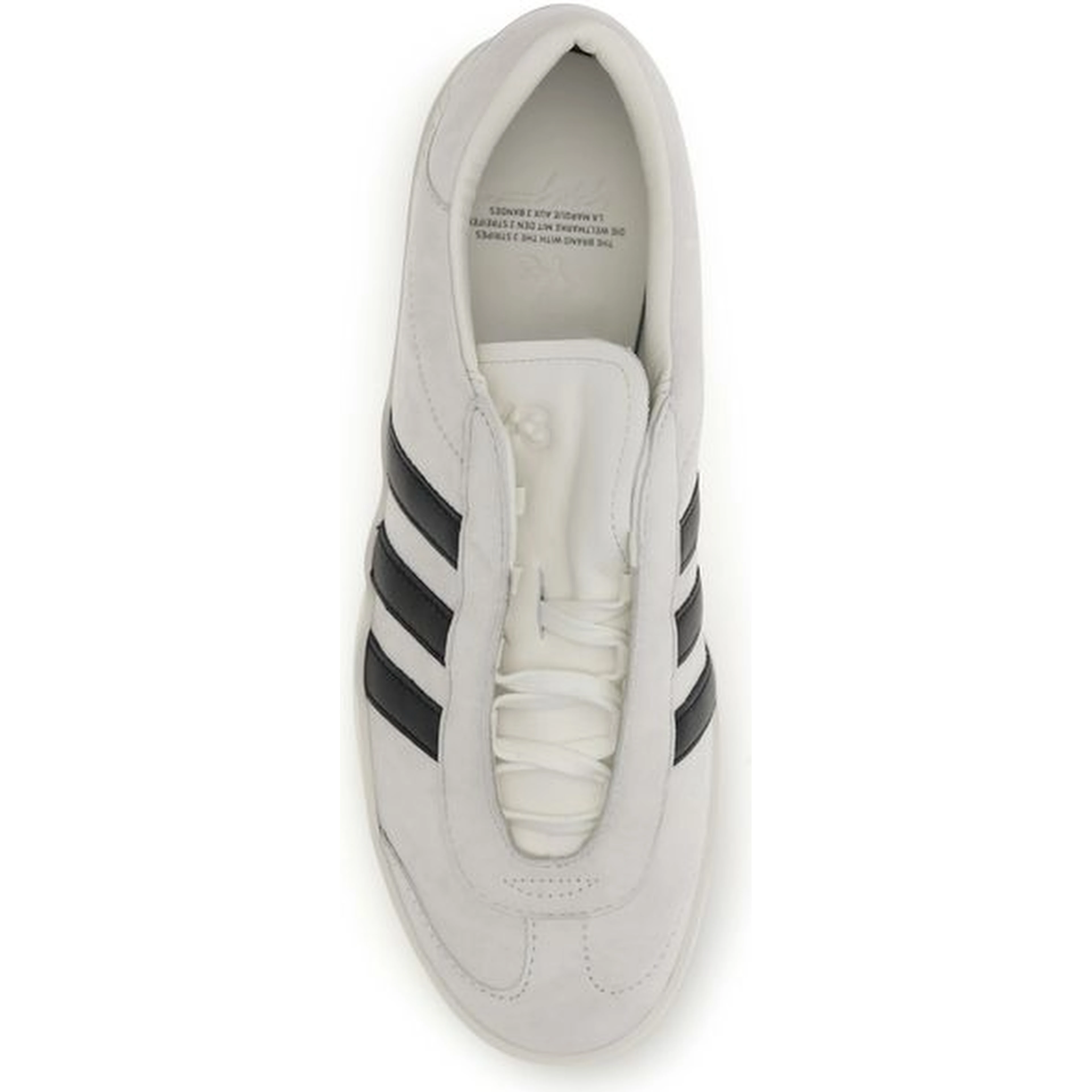 White Calf Leather Bos Taurus Sneakers