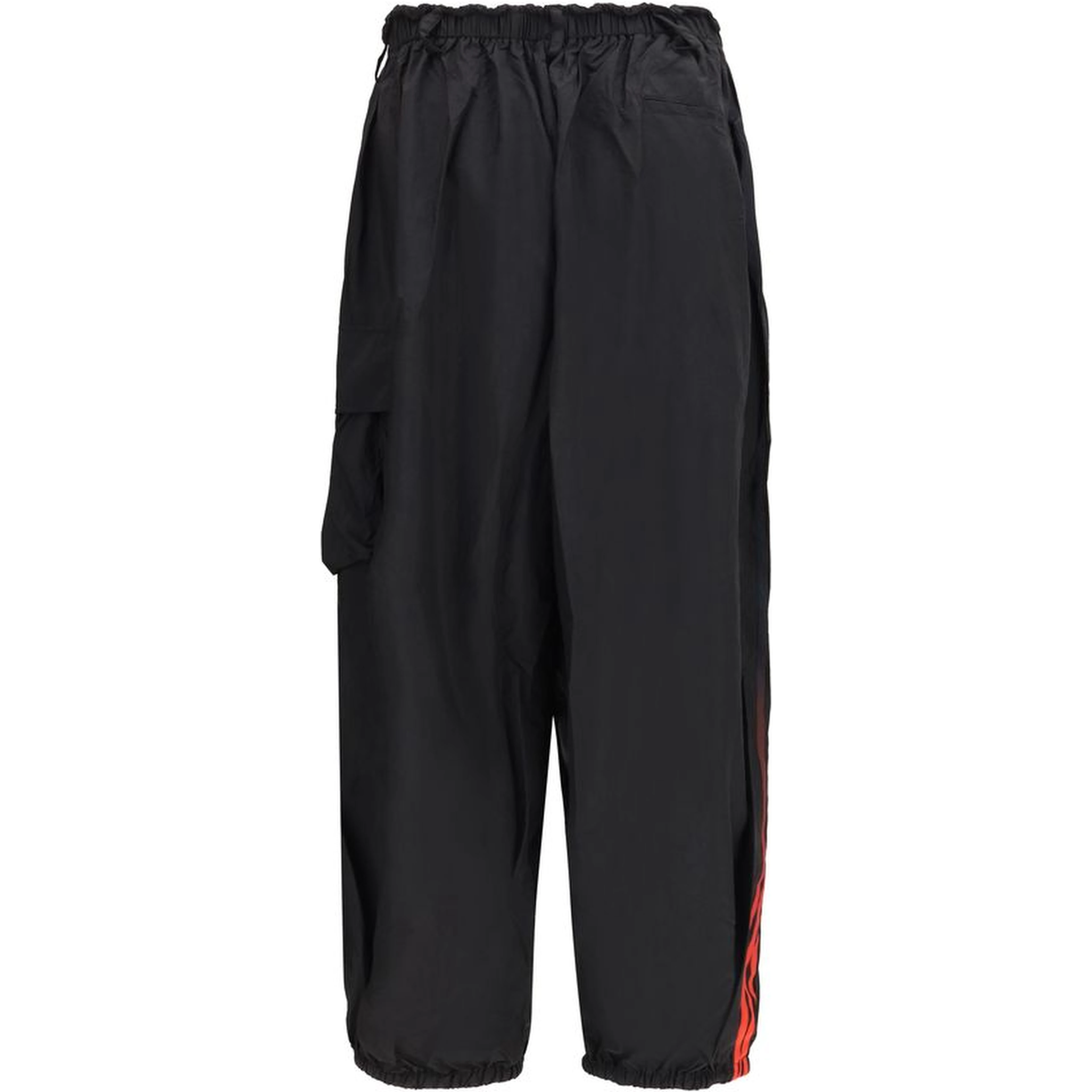 Black Polyamide Cargo Pants